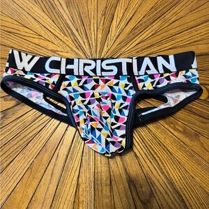 Andrew Christian Multicolor Geometric Jock